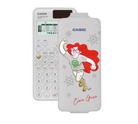 Casio FX-991SP CW Calculatrice Scientifique avec Clara Grima illustrée par Raquel Gu, recommandée pour Le Curriculum Espagnol et Portugais, 5 Langues, Plus de 560 Fonctions, Solaire, Couleur Blanche