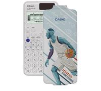 Casio FX-991SP CW - Calculatrice Scientifique illustrée avec Joueur de basquet, recommandée pour Le Curriculum Espagnol et Portugais, 5 Langues, Plus de 560 Fonctions, Solaire, Couleur Blanche