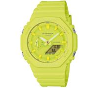 CASIO G-SHOCK Classique Ana-Digi Montre Bracelet Jaune GA-2100-9A9ER