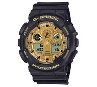 Casio GA-100GGB-1A9ER Montre Homme Noir - Boîtier 51 mm, Étanche 20 bar, Bracelet plastique