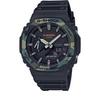 Casio GA-2100SU-1AER Montre-Bracelet G-Shock Multifonction Quartz Homme Noir ...
