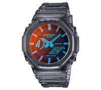 Montre Casio - Hommes - GA-2100TLS-8AER - Etanche 20 Atm - Double affichage - Noir
