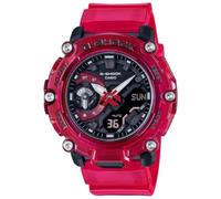 Casio Montre Rouge Analogique - Digital Hommes G-shock GA-2200SKL-4AER
