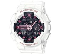 Casio Montre G-Shock Classic – Quartz, double affichage, plastique, ronde – Femme blanc