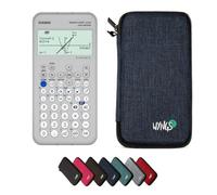 Casio Graph Light avec Housse de Protection WYNGS Incluse Bleu - Calculatrice Graphique - Pack de Base