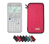 Casio Graph Light avec Housse de Protection WYNGS Incluse Rose - Calculatrice Graphique - Pack de Base