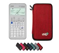 Casio Graph Light avec Housse de Protection WYNGS Incluse Rouge - Calculatrice Graphique - Pack de Base
