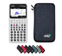 Casio Graph Math+ avec Housse de Protection WYNGS Incluse Bleu - Calculatrice Graphique - Pack de Base