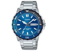 Montre - CASIO - Collection MTD-125D-2A1 - Homme - Quartz - Bleu - Acier inoxydable
