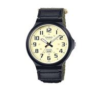Casio Homme Analogique Quartz Montre avec Bracelet en Tissu MW-240B-3BVCF