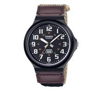Casio Homme Analogique Quartz Montre avec Bracelet en Tissu MW-240B-5BVCF