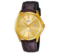 Casio Hommes Analogique-Numérique Automatique Montre avec Bracelet en Cuir CO-GS8-VLT-BK