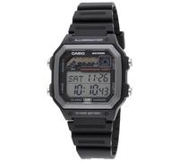 Casio Hommes Analogique-Numérique Quartz Montre avec Bracelet en Résine WS1600H-1AV