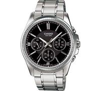 Casio Hommes Montre à quartz analogique avec bracelet en acier inoxydable MTP-1375D-1