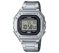 Casio Hommes Numérique Automatique Montre avec Bracelet en Acier Inoxydable D227