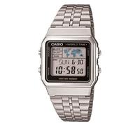 Casio Horloge Mondiale Numérique (34 Mm) Cadran Numérique / Acier A500WEA-1EF