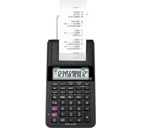 Casio HR-8RCE-BK Calculatrice imprimante noir Ecran: 12 à pile(s), sur secteur (en option) (l x H x P) 102 x 42 x 209 mm