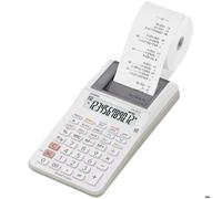 Casio HR-8RCE-WE Calculatrice imprimante blanc Ecran: 12 à pile(s), sur secteur (en option) (l x H x P) 102 x 42 x 209