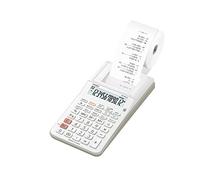 Casio Calculatrice imprimante HR-8RCE-WE blanche Écran 12 chiffres Piles / Secteur 102×42×209 mm