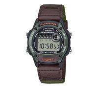 Casio Illuminator | Série W220HF | Rétroéclairage LED | Alarme | Chronographe | Montre numérique | Vert/Marron