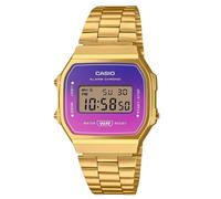 Casio Illuminator Vintage Digital Alarme Chrono 12/24 A168WERG-2A Montre Unisexe