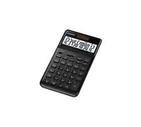 Casio JW-200SC-BK Calculatrice de bureau noir Ecran: 12 solaire, à pile(s) (l x H x P) 109 x 11 x 184 mm