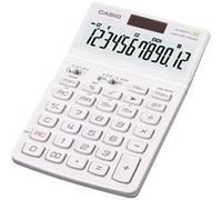 Casio JW-200TV - Calculatrice de bureau - 12 chiffres - panneau solaire, pile - blanc riche G