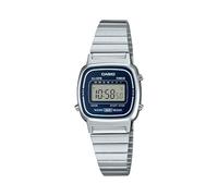 Casio - LA-670WA-2 - Montre Femme - Quartz Digital - Cadran Argent - Bracelet Métal Argent