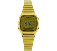 Casio LA670WGA-9DF Montre Bracelet en résine et Acier Inoxydable Doré/Jaune