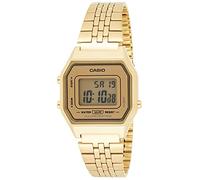 Casio - LA680WGA-9D - Vintage - Montre Femme - Quartz Digital - Cadran LCD - Bracelet Acier plaqué Doré