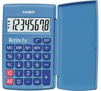 Casio LC-401LV-BU Schulrechner, kompakt, 8-stelliges Display, Blau | Einfacher Schulrechner mit gut lesbarem Display und den Grundrechenarten. Ideal für Grundschule und Alltag.