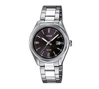 Casio - LTP-1302PD-1A1VEF - Collection - Montre Femme - Quartz Analogique - Cadran Noir - Bracelet Acier Argent