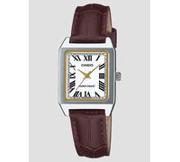 Casio Montre LTP-B150L-7B2EF Femme Cuir Marron Argent Analogique