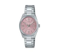 Casio LTP1302DD-4A1V Montre analogique standard en acier inoxydable pour femme avec cadran rose, rose