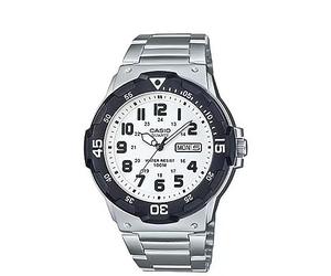 Casio Mens Analogique Quartz Montre avec Bracelet en Acier Inoxydable MRW-200HD-7BVEF Blanc