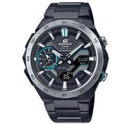 Casio Men's Analogue-Digital Quartz Watch with Stainless Steel Strap ECB-2200DD-