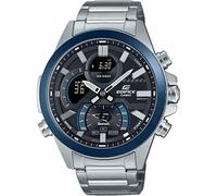 Casio Men's Analogue-Digital Quartz Watch with Stainless Steel Strap ECB-30DB-1A