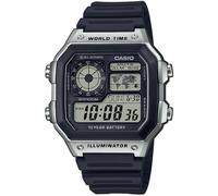 Casio Men's Digital Quartz Watch with Plastic Strap AE-1200WH-1CVEF