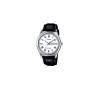 CASIO Mod. MTP-V006L-7B - Quartz. Day+Date Leather strap. SS Case