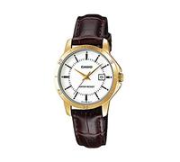 Casio Montre à Quartz Japonais LTP-V004GL-7A 35 cm, Marron, PEQUEÑO, Bande