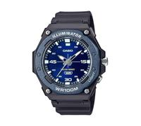Casio Montre à Quartz numérique pour Homme avec Bracelet en résine MW-620H-2AV, Bleu, Moderne