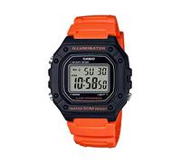Casio Montre à Quartz numérique pour Homme avec Bracelet en résine W-218H-4B2VCF