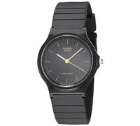 Casio, Montre à Quartz pour Homme en résine Noire dotée d’Un Cadran Noir, MQ24-1E