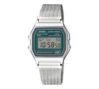 Casio Montre A158WEM-3EF Vintage Iconic Numérique Argent Pétrole