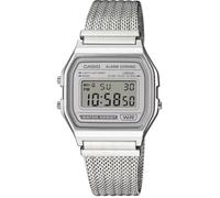 Casio Montre A158WEM-7EF Vintage Iconic Digital Argent Gris
