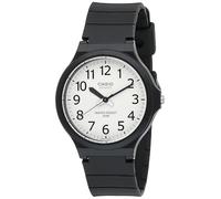 Casio Montre analogique pour Homme à Quartz avec Bracelet en résine MW-240-7B, Gris, Bracelet