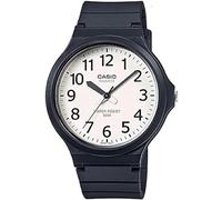 Casio Montre analogique pour Homme à Quartz avec Bracelet en résine MW-240-7B, Gris, Bracelet