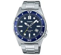 Casio Montre Homme MTD-135D-2AVDF Analogique-numérique Argent Bracelet
