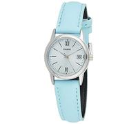 Casio Montre Automatique analogique et numérique pour Femme avec Bracelet S7232538, Bleu, Bracelet