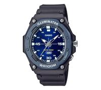 Casio Montre Homme MW-620H-2AVDF Analogique Bracelet Résine Cadran Noir LED W.R 100m